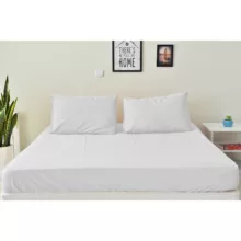 سرویس ملحفه بومرنگ مدل Plain-180 دونفره 3 تکه