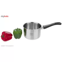 شیرجوش پارس استیل مدل کف دولایه دسته باکالیت سایز 14