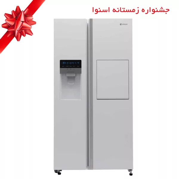 یخچال و فریزر ساید بای ساید 32 فوت اسنوا مدل S2Di-M210-W