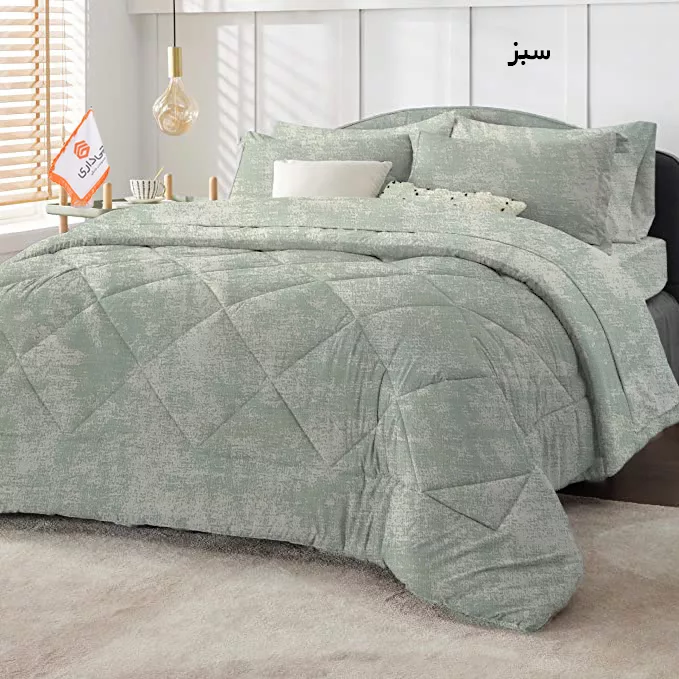 سرویس خواب چیداری طرح پتینه کد 180 دونفره چهار تکه