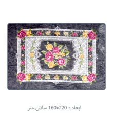 پتو گلبافت مدل برتر کد 129/27 سایز 160x220 سانتی متر