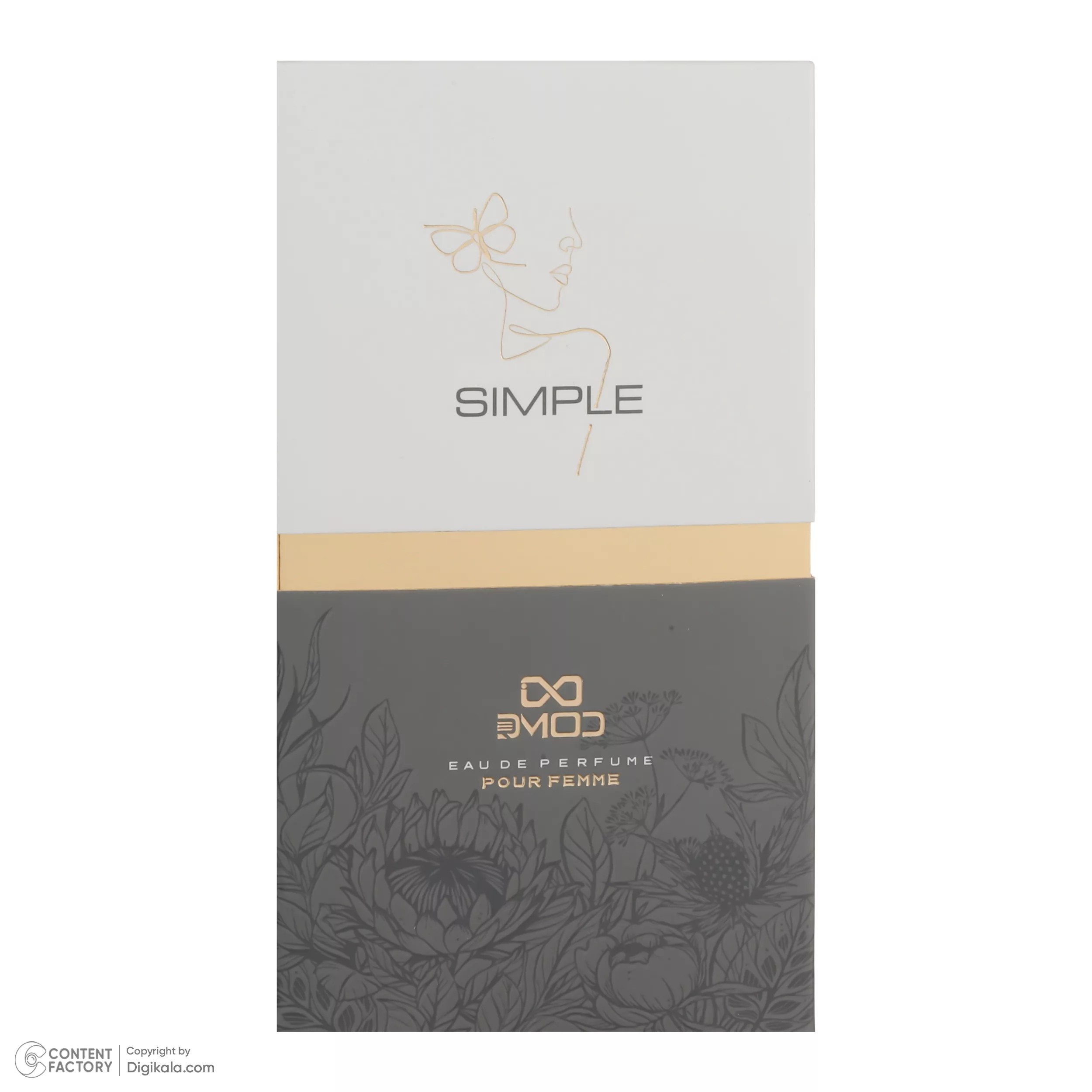 ادوپرفیوم زنانه رد مد مدل SIMPLE با رایحه گرم حجم 100 میلیلیتر