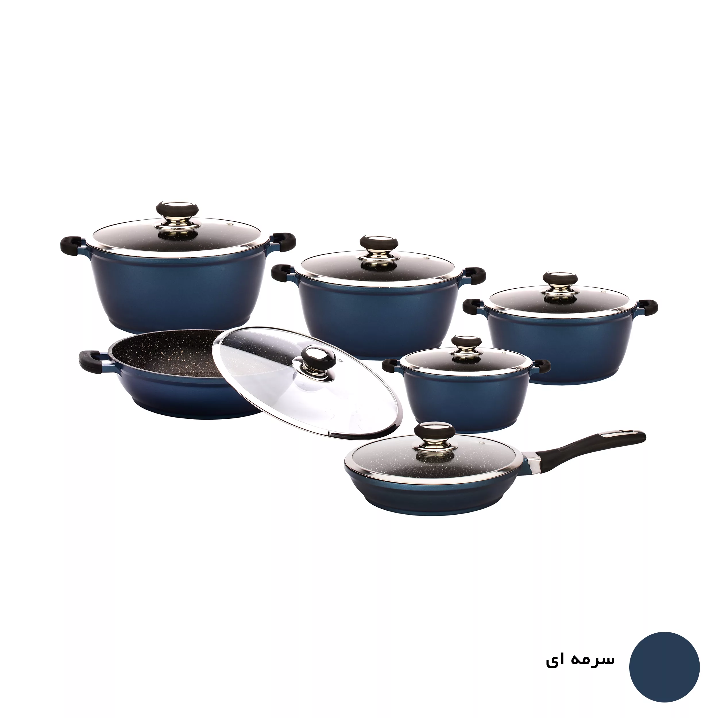 سرویس پخت و پز 12 پارچه زرساب مدل گریپ