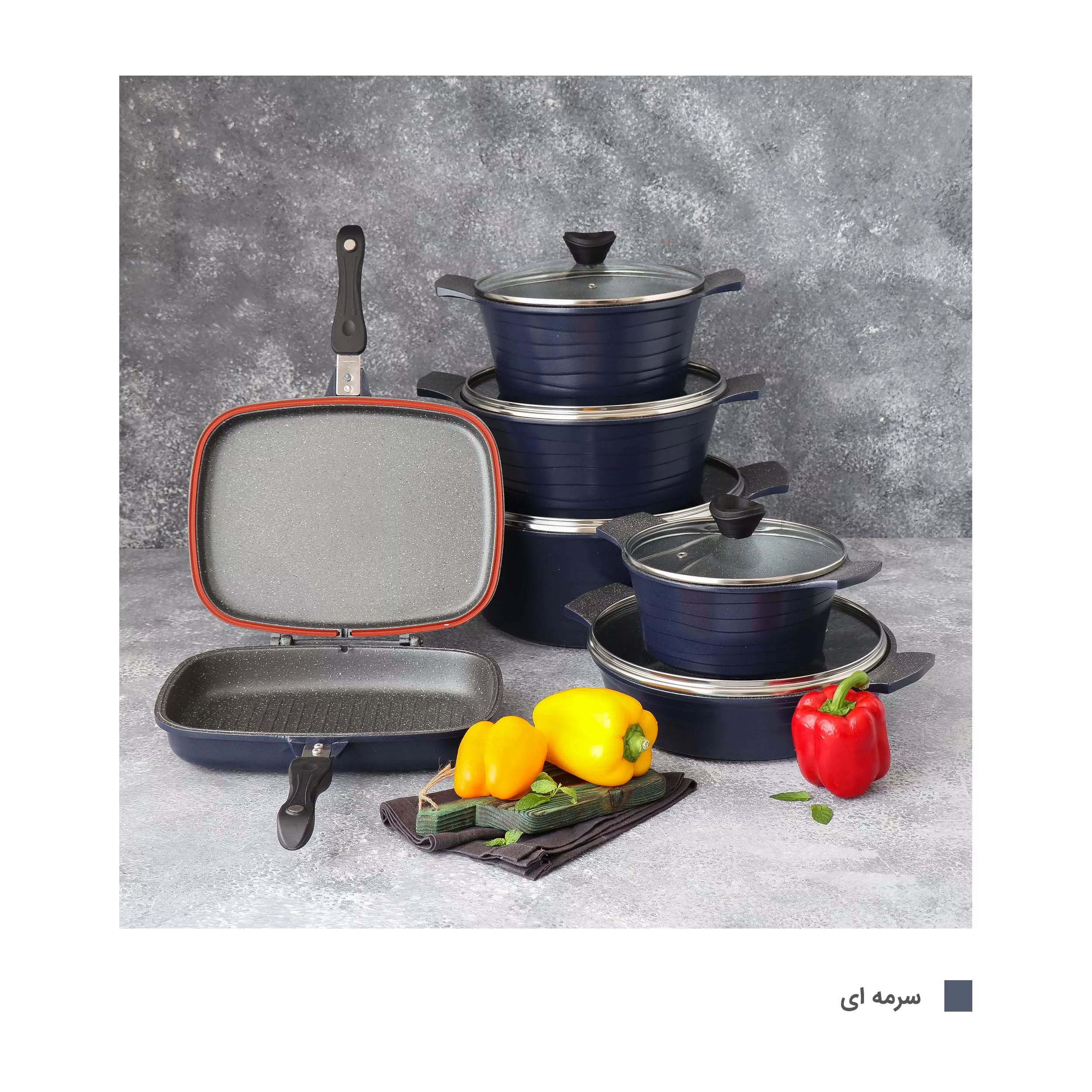 سرویس پخت و پز 12 پارچه دسینی مدل Rejina