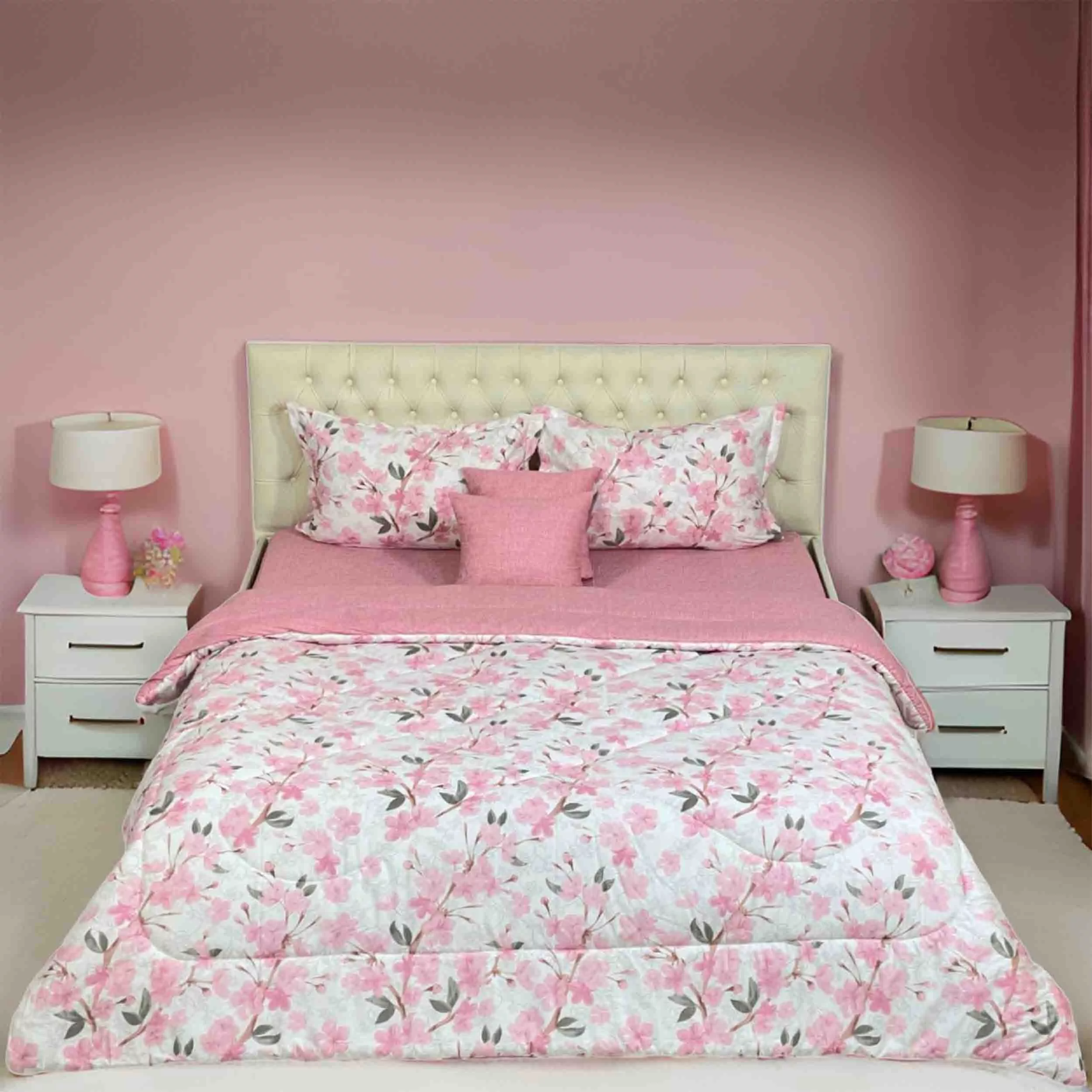 سرویس خواب مانیکاهوم مدل هلسا صورتیhelsa soratiدونفره شش تکه