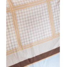 پتو مادام کوکو مدل Aime-Mavi.Bej سایز 220x200 سانتی متر