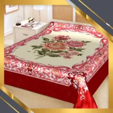پتو گلبافت مدل برجسته کد 130/16 سایز 160x220 سانتی متر