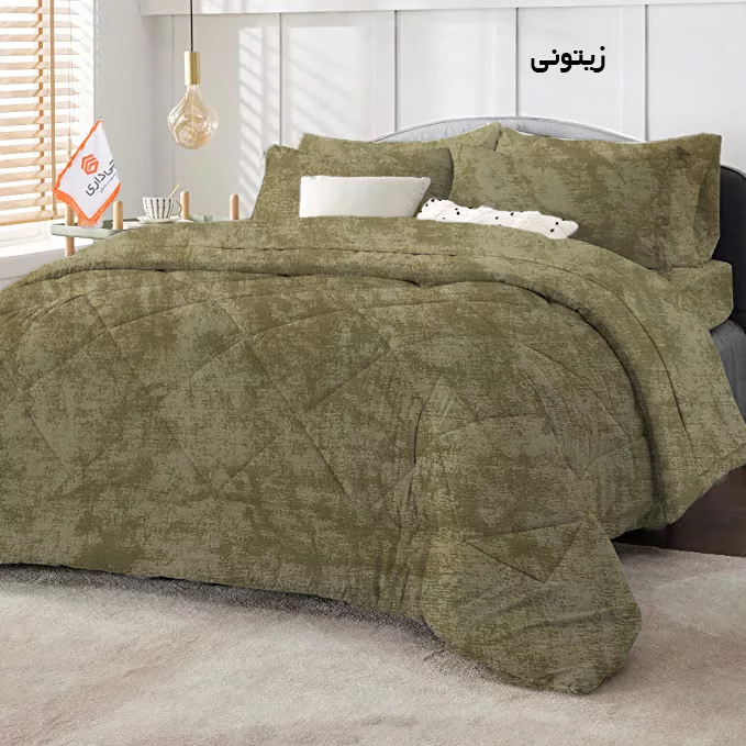 سرویس خواب چیداری طرح پتینه کد 180 دونفره چهار تکه