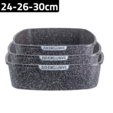 ظرف فر زیو مدل Z-8357 مجموعه سه عددی