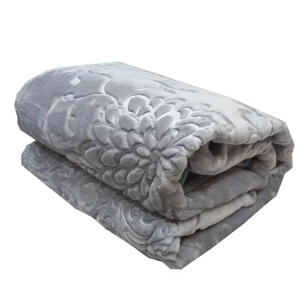 پتو گلبافت مدل گل برجسته سایز 220×240 سانتیمتر