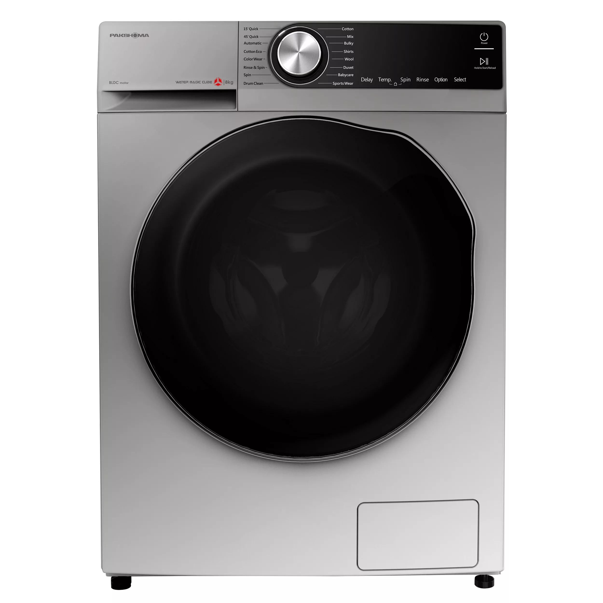 ماشین لباسشویی پاکشوما مدل TFB-85401WT ظرفیت 8 کیلوگرم