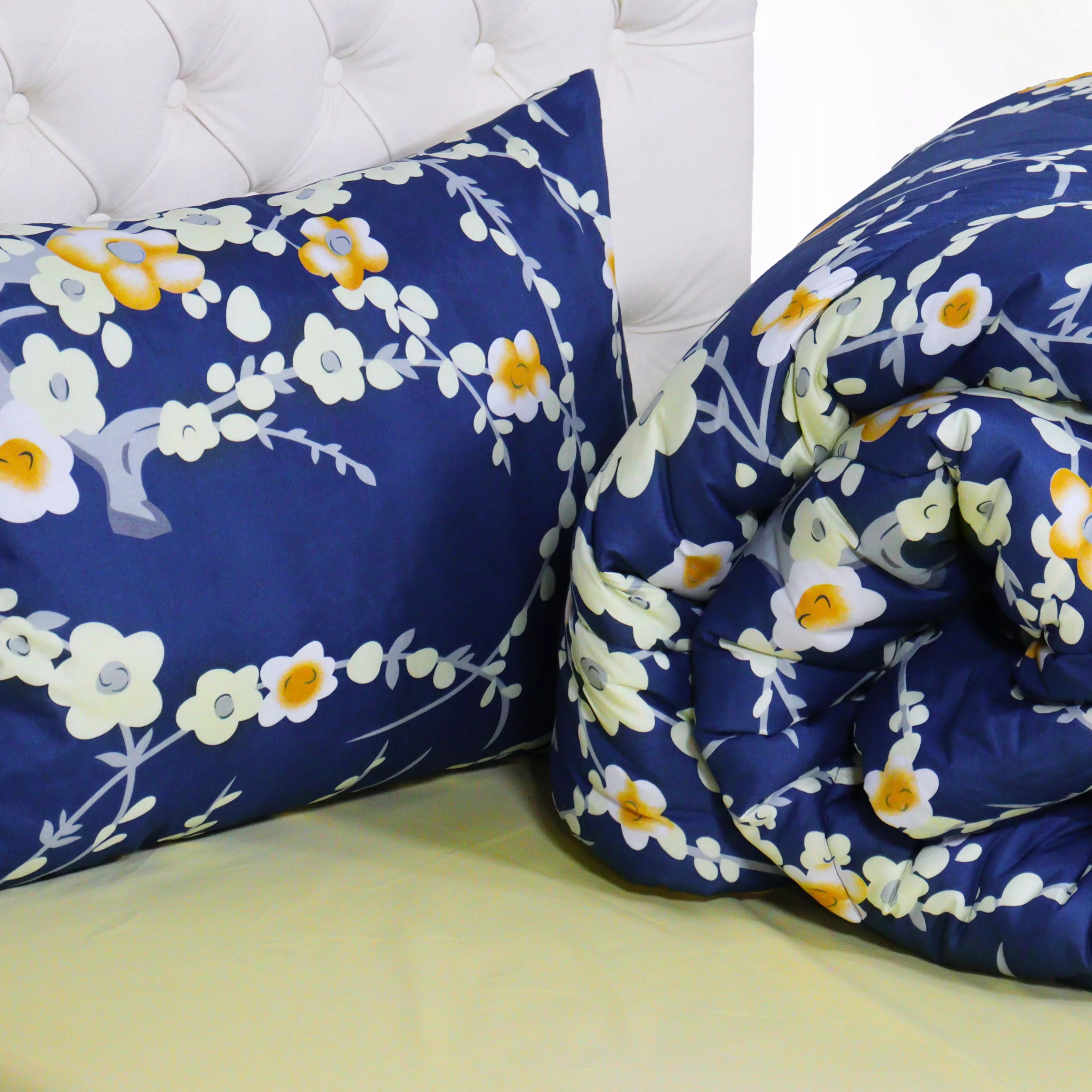 سرویس خواب مانیکاهوم طرح Azargoon plus سرمه‌ای یکنفره سه تکه