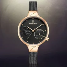 ساعت مچی عقربه ای زنانه نیوی فورس مدل N F 5001 S B B