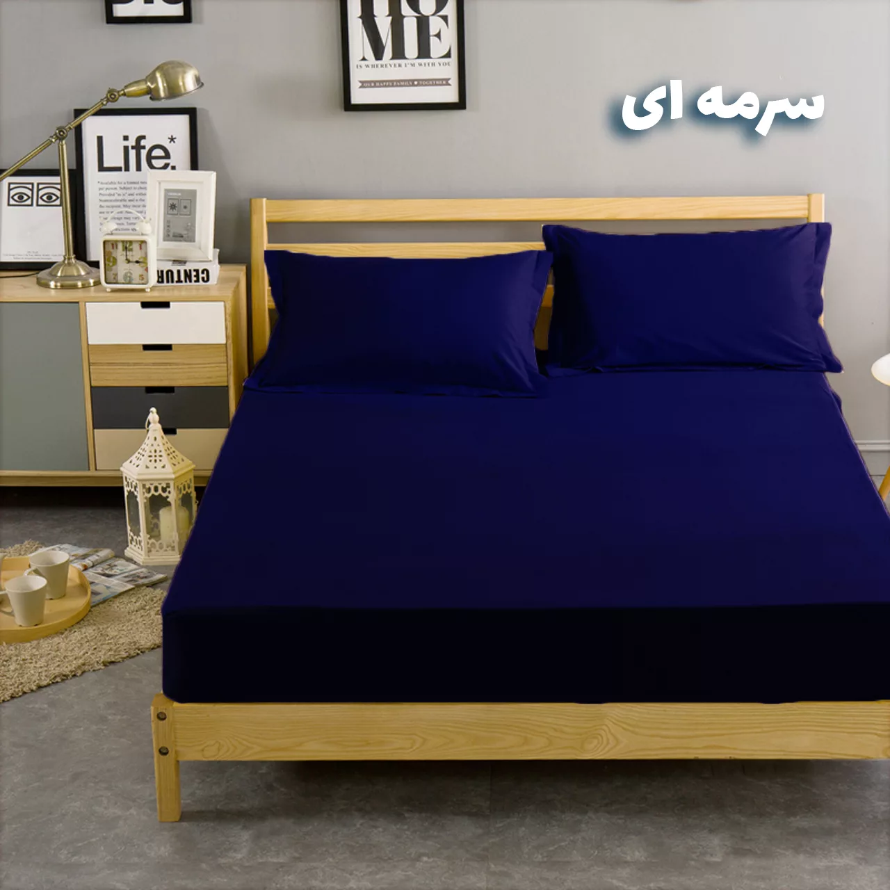 سرویس ملحفه بومرنگ مدل Simple-180 دونفره 3 تکه