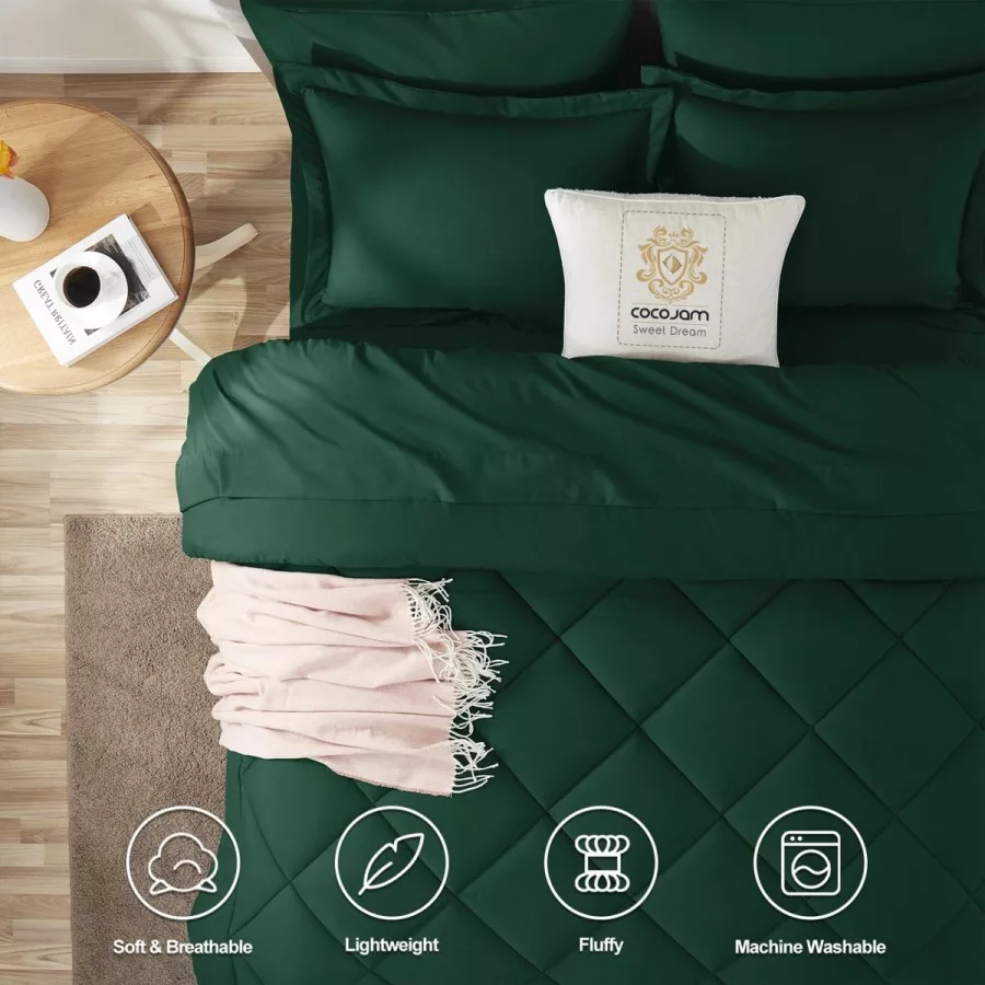 سرویس روتختی کوکوجم مدل میکرو فایبر دونفره 6 تکه