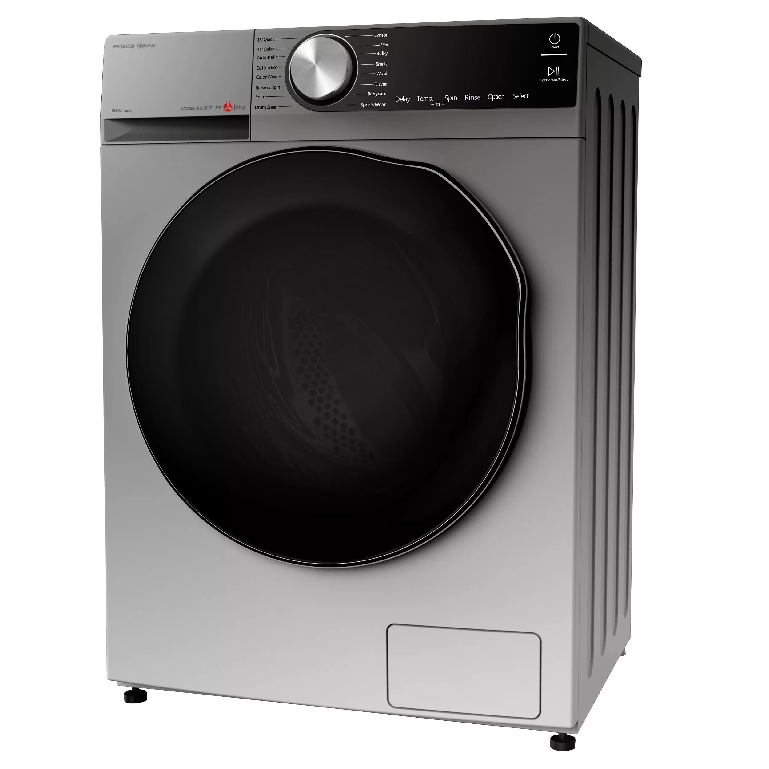 ماشین لباسشویی پاکشوما مدل TFB-85401WT ظرفیت 8 کیلوگرم