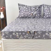 سرویس ملحفه بومرنگ مدل Shokofe-90 یکنفره 2 تکه