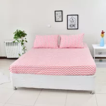 سرویس ملحفه بومرنگ مدل Zigzag-160 دونفره 3 تکه