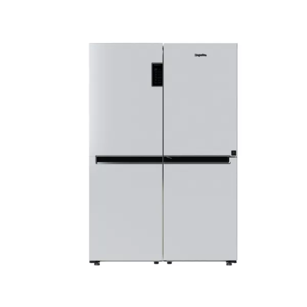 یخچال فریزر دوقلو 36 فوت دیپوینت مدل MasterPro-NRD15 S با ارتفاع 1800، پهنای 1200 و عمق 63 سانتی متر، میزان مصرف انرژی A+، دارای 5 طبقه در یخچال و 7 طبقه در فریزر، دارای سیستم نوفراست