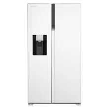 یخچال فریزر ساید بای ساید 28 فوت ایکس ویژن مدل HS600-WI/SI، دارای آب سردکن و یخساز اتوماتیک، با ارتفاع 177، عمق 73 و پهنای 91 سانتی متر، میزان مصرف انرژی A++، دارای 4 طبقه در یخچال و 4 طبقه در فریزر