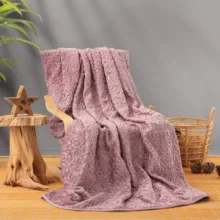 پتو کاتن باکس مدل Gul Kurusu سایز 220×240 سانتی متر