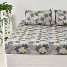 سرویس ملحفه بومرنگ مدل Maple-120 یکنفره 2 تکه