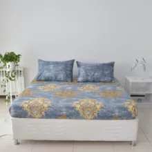 سرویس ملحفه بومرنگ مدل Merigold-160 دونفره 3 تکه
