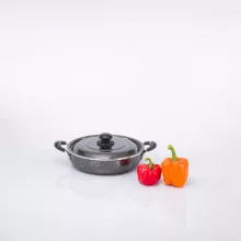 تابه دو دسته عروس مدل درب فلزی سایز 28