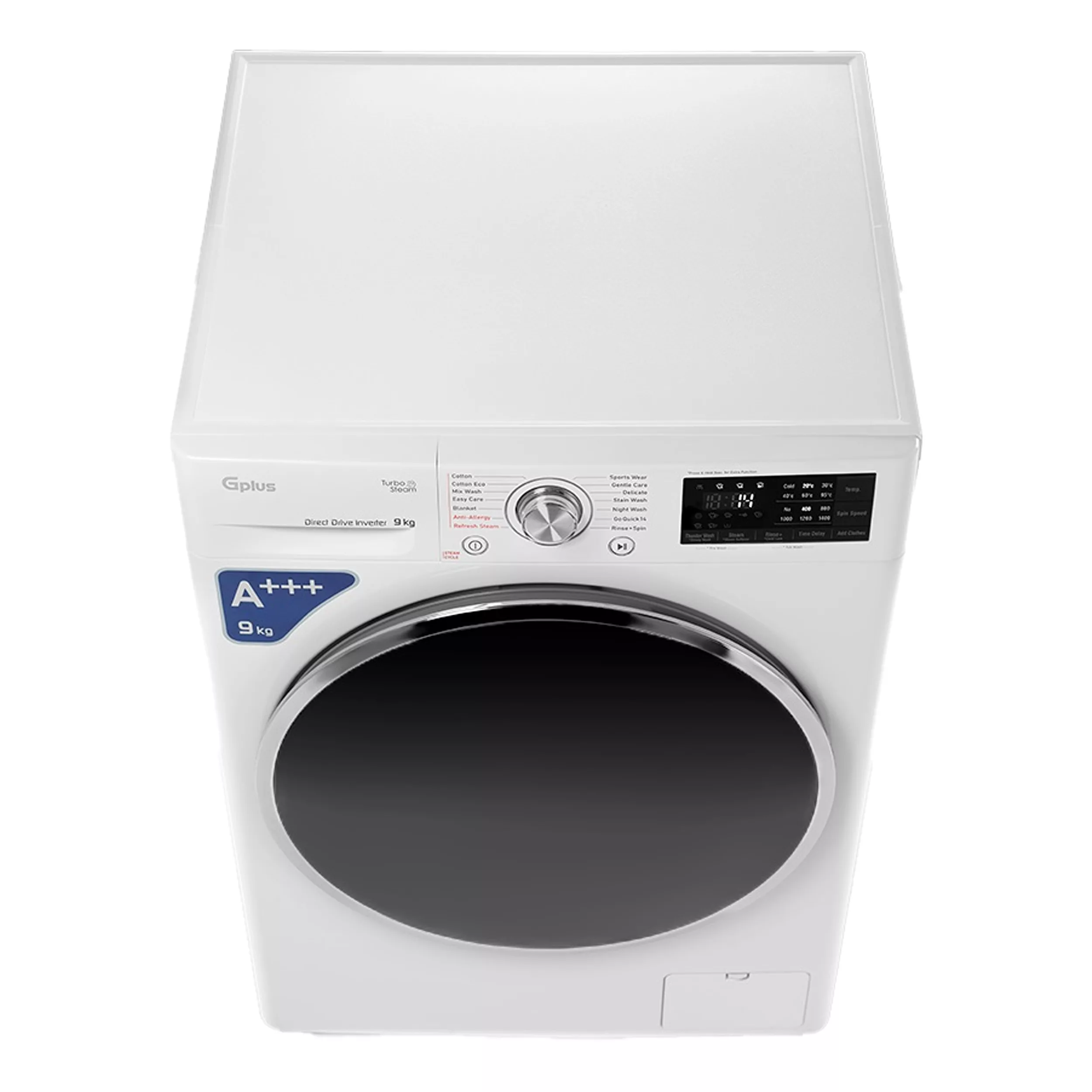 ماشین لباسشویی اتوماتیک جی پلاس مدل GWM-M990W ظرفیت 9 کیلوگرم