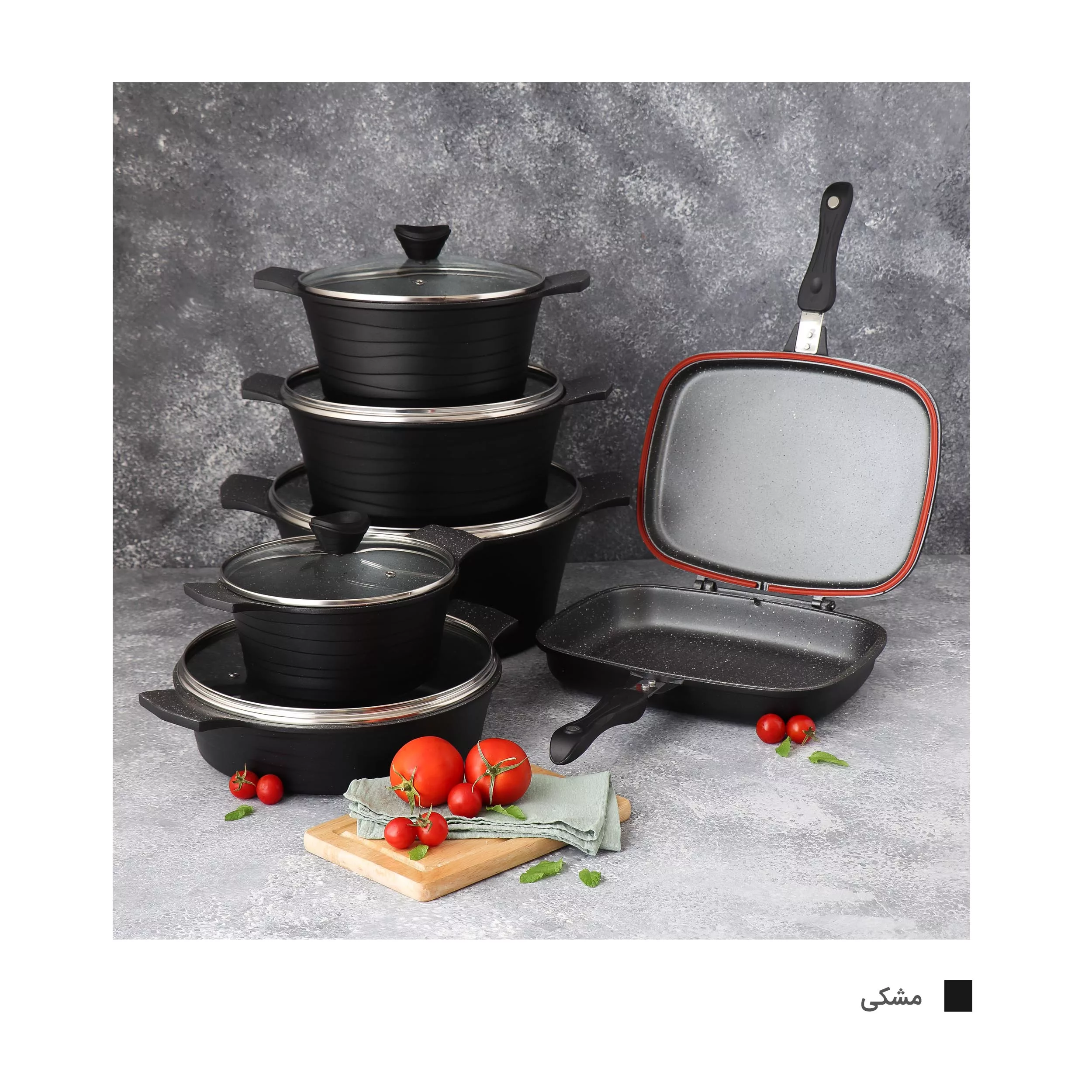 سرویس پخت و پز 12 پارچه دسینی مدل Rejina