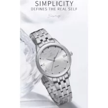 ساعت مچی عقربه ای زنانه نیوی فورس مدل NF5032SSW