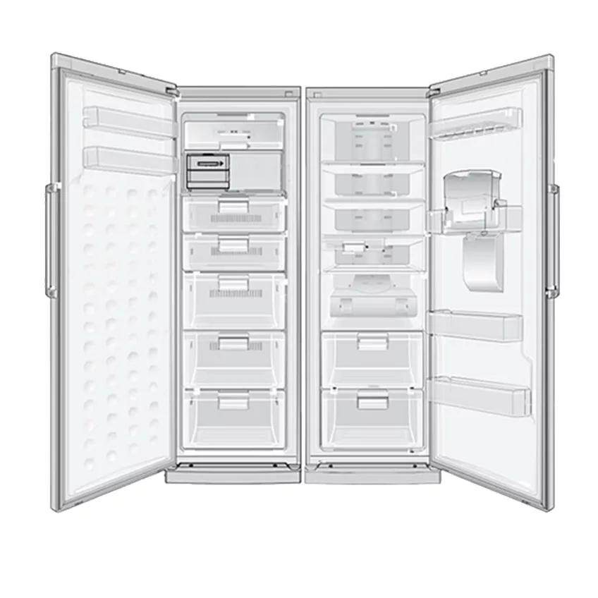 یخچال و فریزر دوقلو 40 فوت سام مدل RR60-RZ60/S