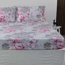 سرویس ملحفه بومرنگ مدل Estatis-160 دونفره 3 تکه