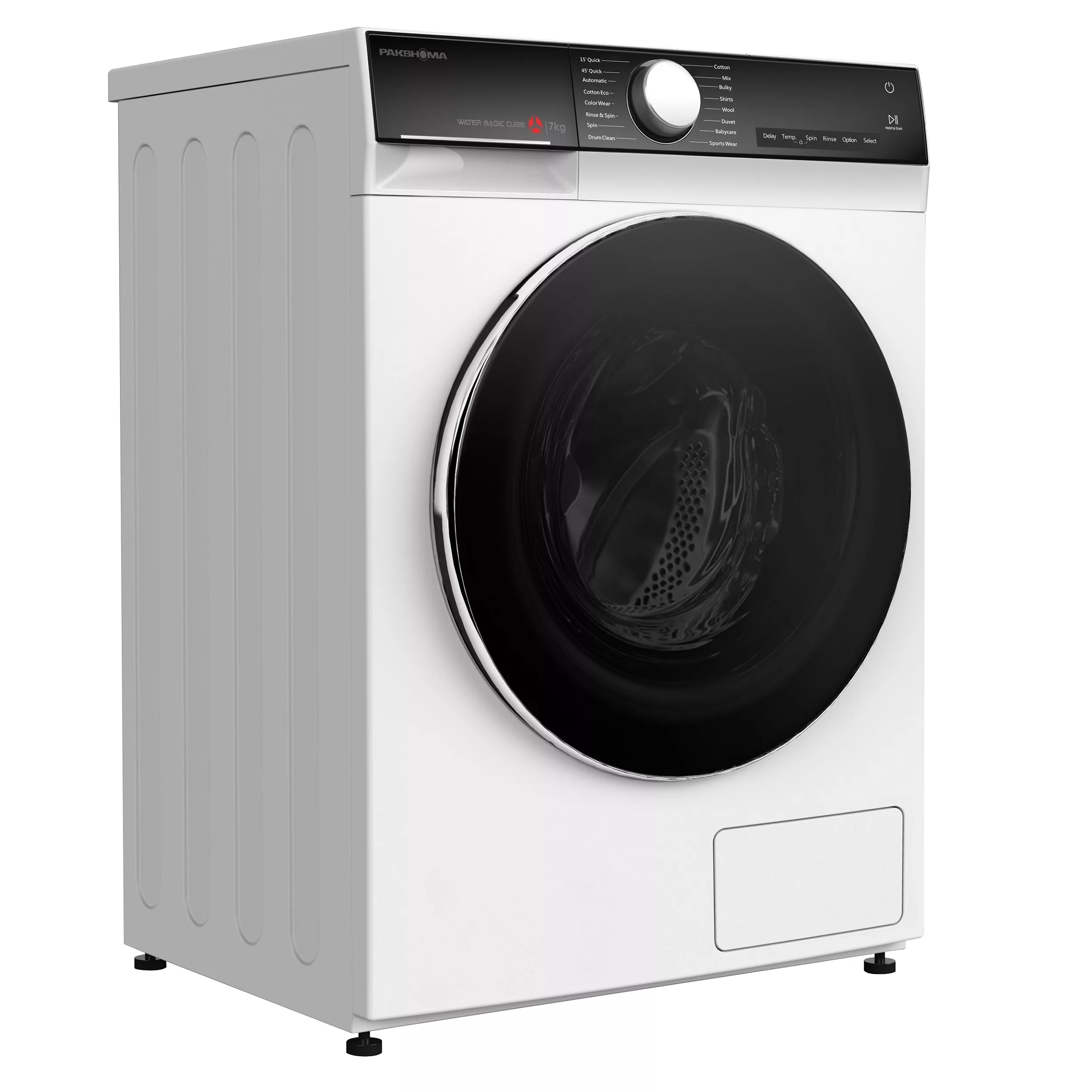 ماشین لباسشویی پاکشوما مدل TFB - 76408 WT ظرفیت 7 کیلوگرم