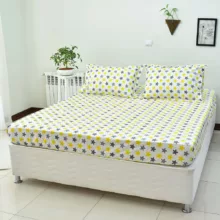 سرویس ملحفه بومرنگ مدل StarC1-90 یکنفره 2تکه