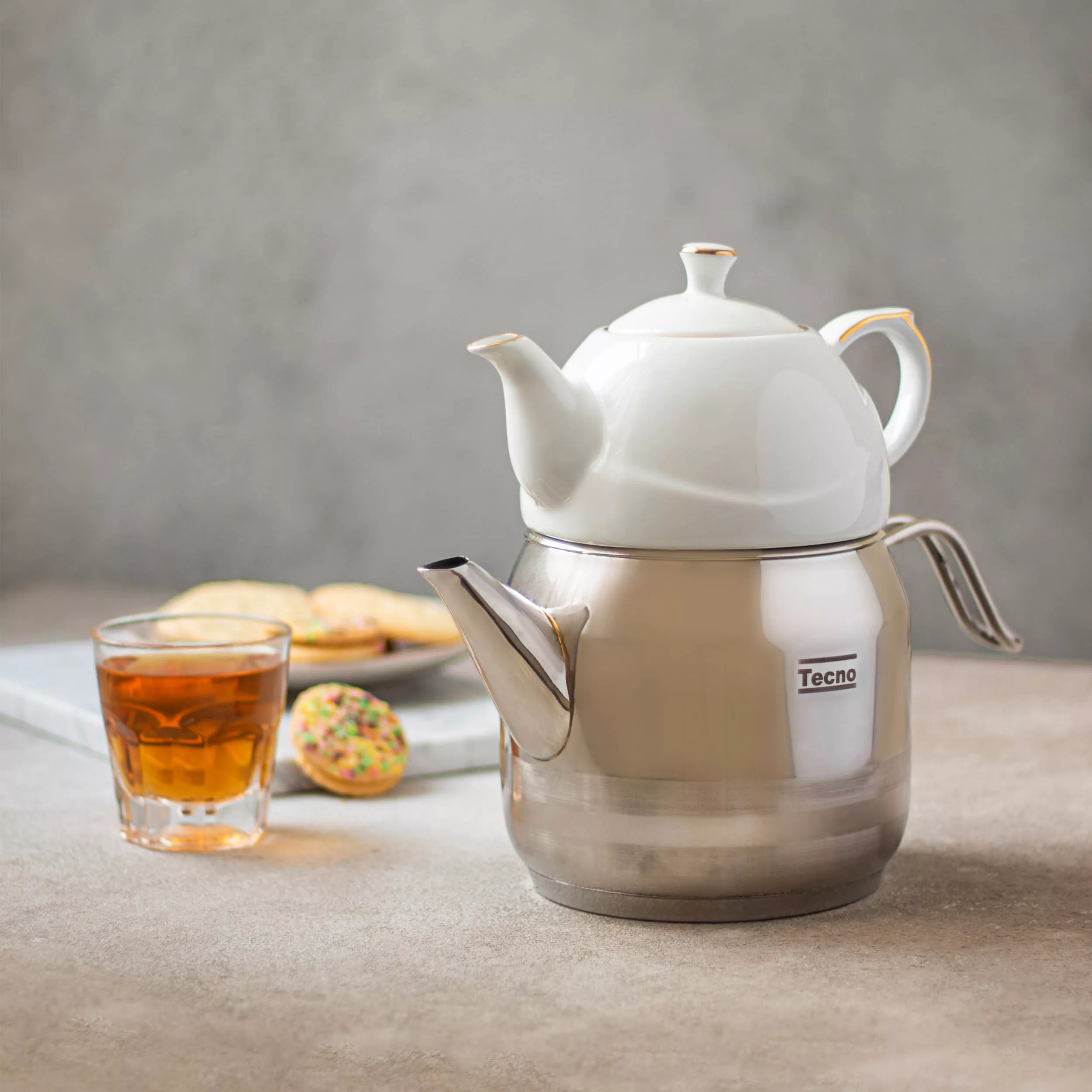 ست کتری و قوری تکنو مدل فلورانس