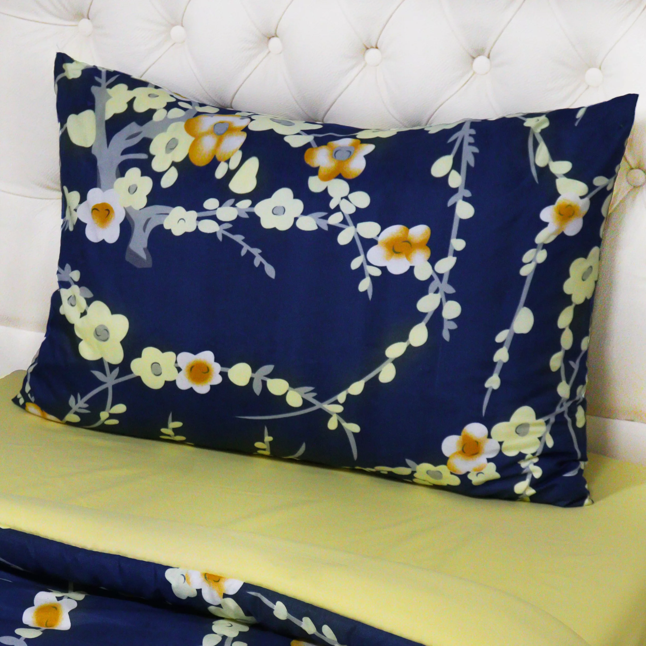 سرویس خواب مانیکاهوم طرح Azargoon plus سرمه‌ای یکنفره سه تکه