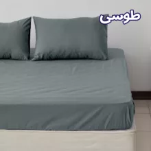 سرویس ملحفه بومرنگ مدل MicroPlain-180 دونفره 3 تکه