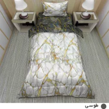 سرویس خواب مانیکاهوم مدل ماربل پلاس یک نفره سه تکه