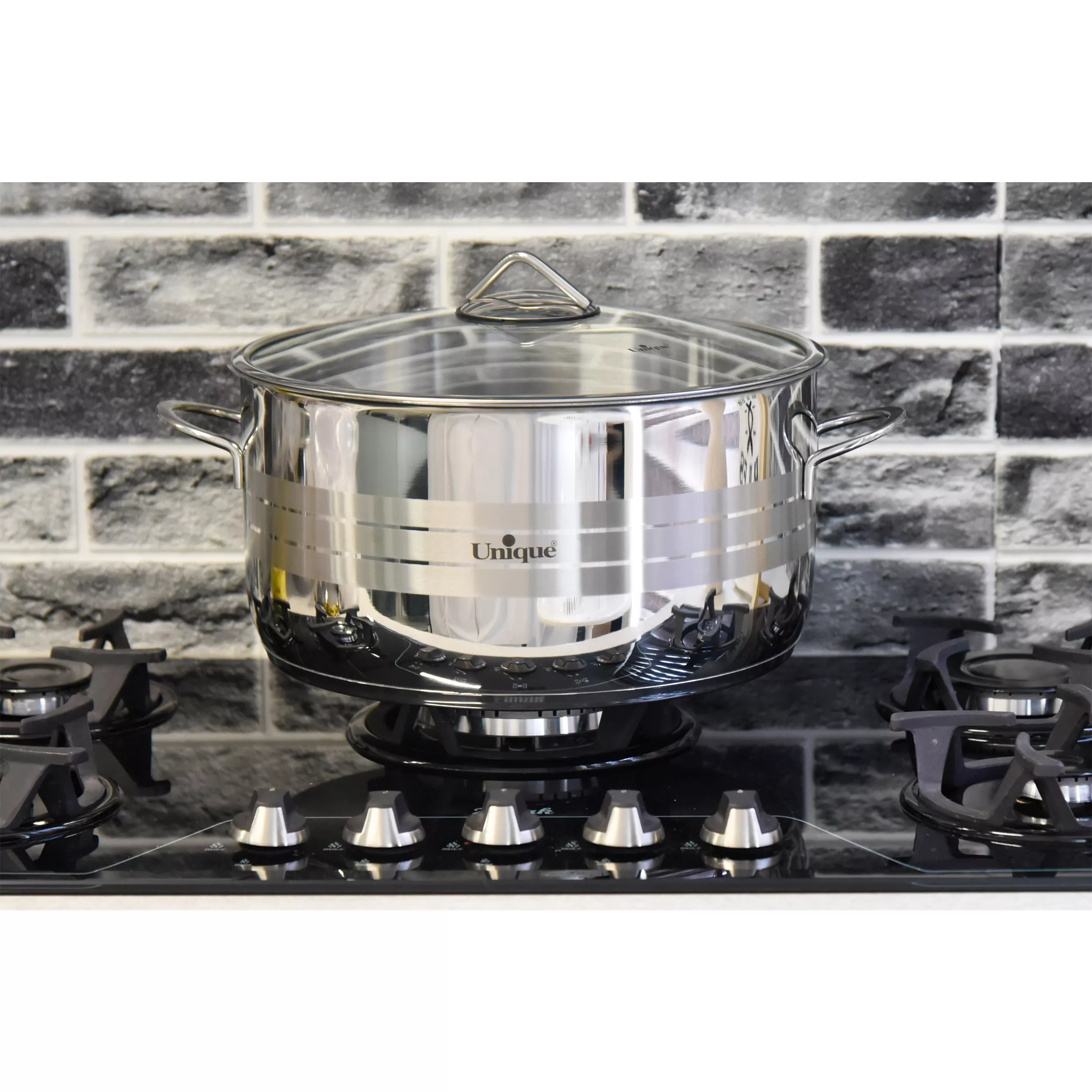 قابلمه یونیک مدل استیل کد 9917 سایز 32