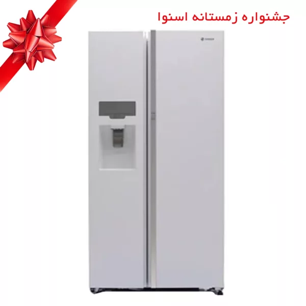 یخچال و فریزر ساید بای ساید 32 فوت اسنوا مدل S1Di-M200-W