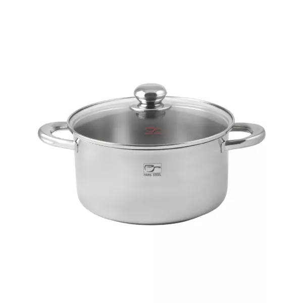 قابلمه پارس استیل مدل کف سه لایه کد 240 سایز 24