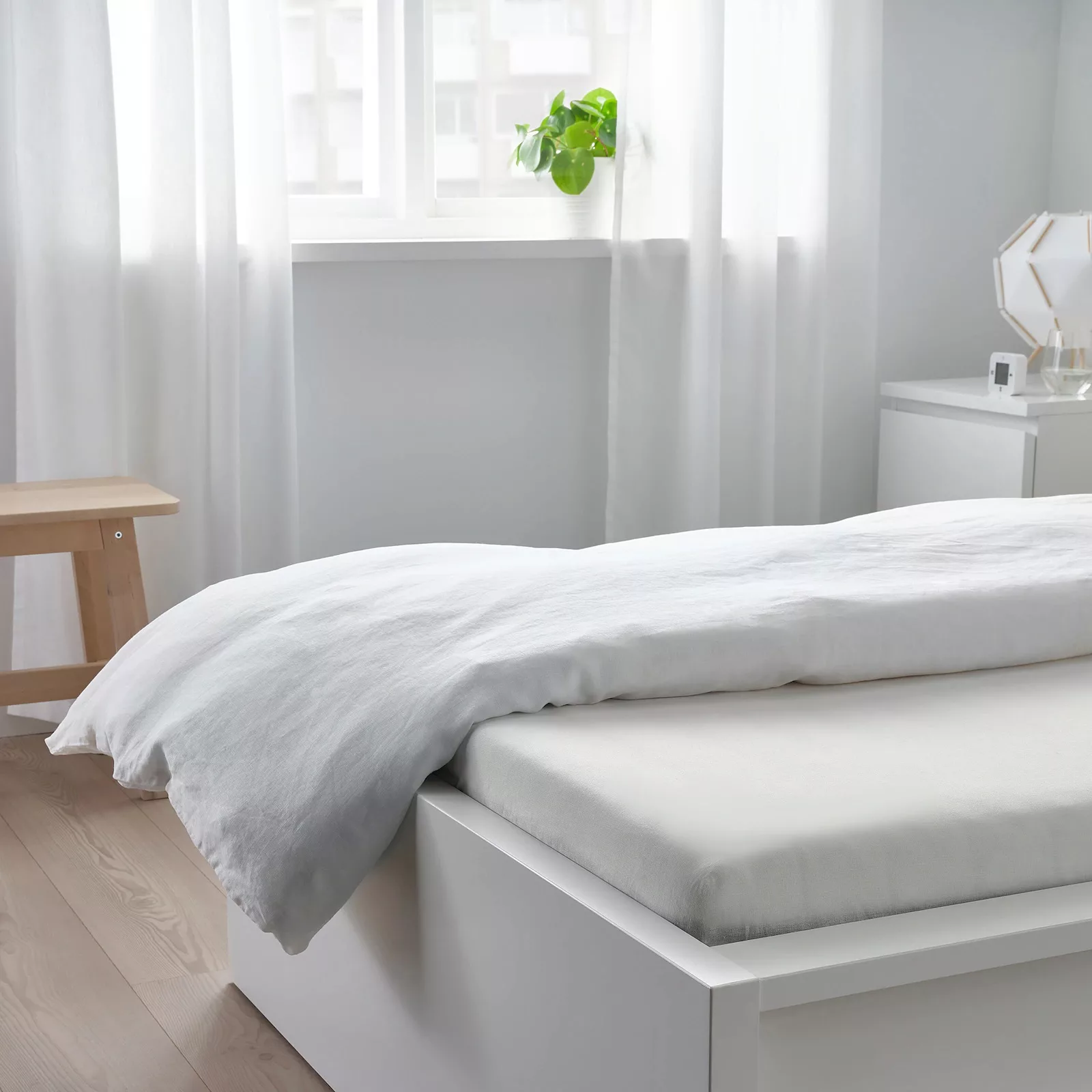 ملحفه ایکیا مدل TAGGVALLMO یک نفره سایز 200x90 سانتی متر