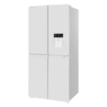 یخچال فریزر ساید بای ساید 28 فوت ایکس ویژن مدل TF540، دارای نمایشگر و یخساز نیمه اتوماتیک، با ارتفاع 185، پهنای 86 و عمق 67.8 سانتی متر، میزان مصرف انرژی A+، دارای 3 طبقه در یخچال و 6 کشو در فریزر