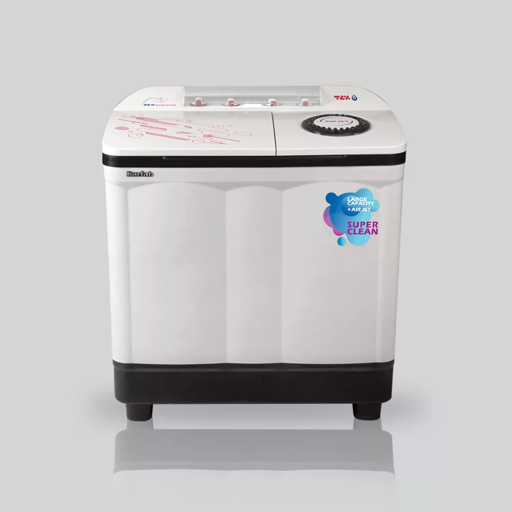 ماشین لباسشویی برفاب مدل wm15 ظرفیت 12 کیلوگرم