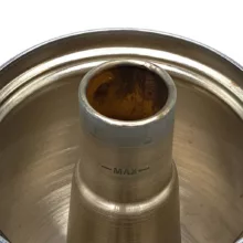سماور گازی عالی نسب مدل نقشینه نفیس طلائی گنجایش 6 لیتر