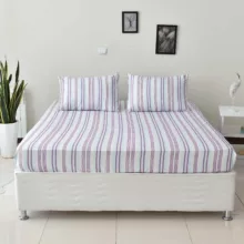 سرویس ملحفه بومرنگ مدل Vale-180 دونفره 3 تکه