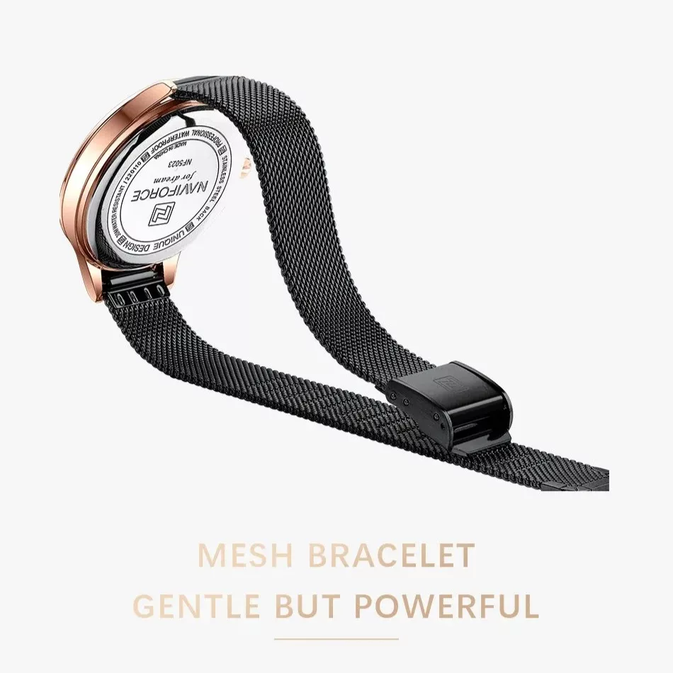 ساعت مچی عقربه ای زنانه نیوی فورس مدل Nf5023