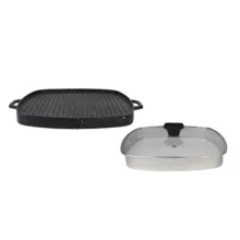 تابه گریل مدل مربع کد UN-6009 سایز 30
