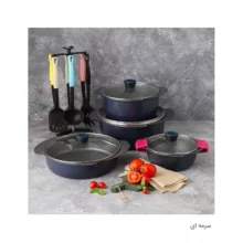 سرویس پخت و پز 17 پارچه تکنو مدل پروانه